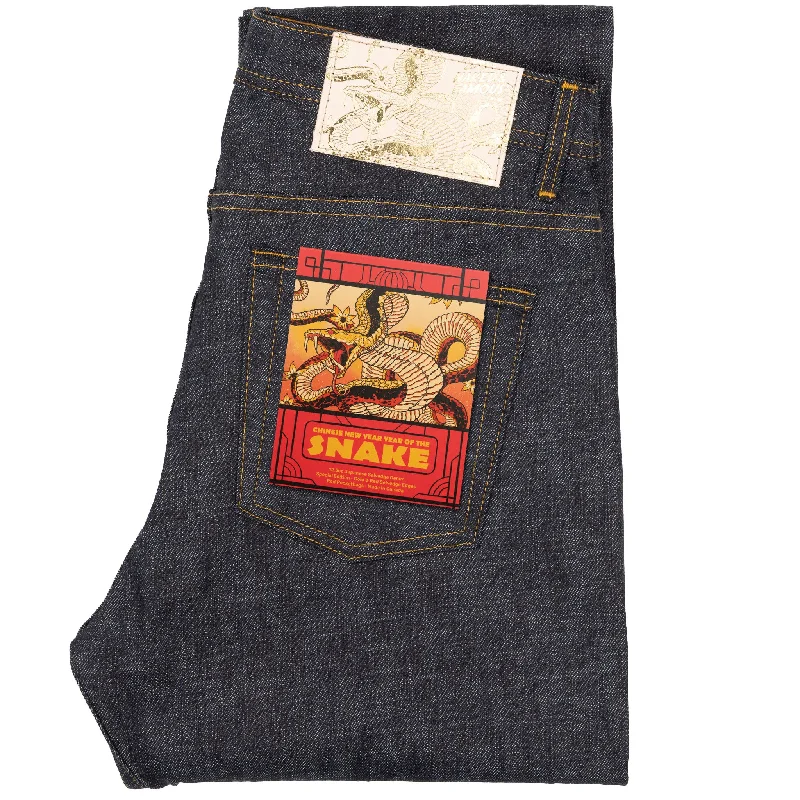 women's distressed denim jeans with holesWeird Guy - Chinese New Year - Year Of The Snake