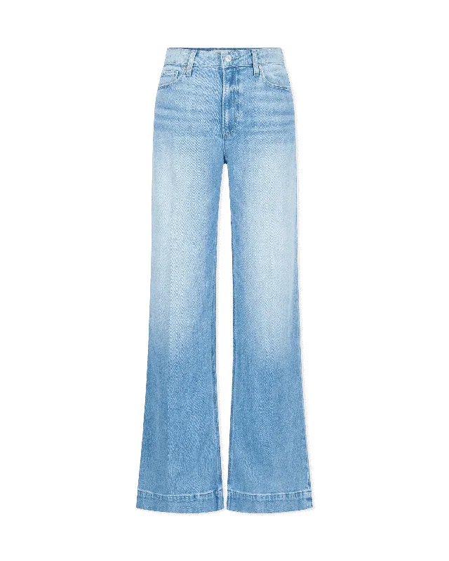 women's denim jeans with adjustable waistbandsLeenah 32" Flare Leg Jeans