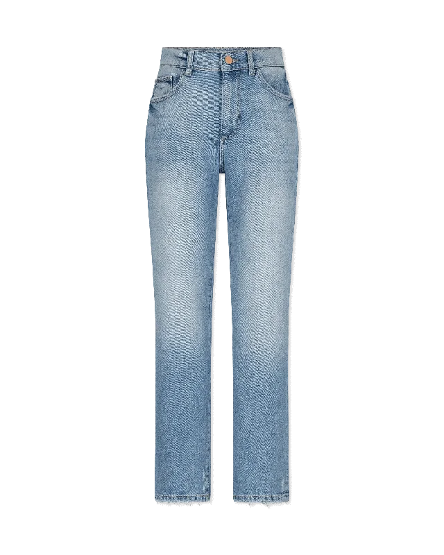 women's denim jeans with spandexPatti High Rise Straight 27" Jeans