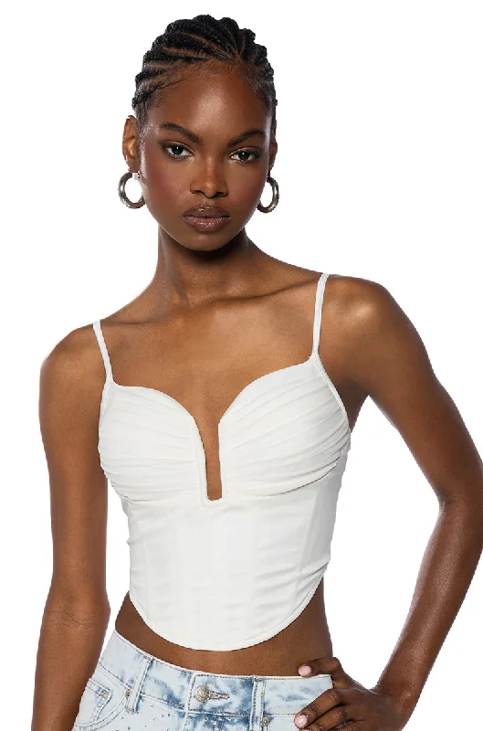 women's tops for wedding guest attireSEXY SWEET MESH CORSET TANK