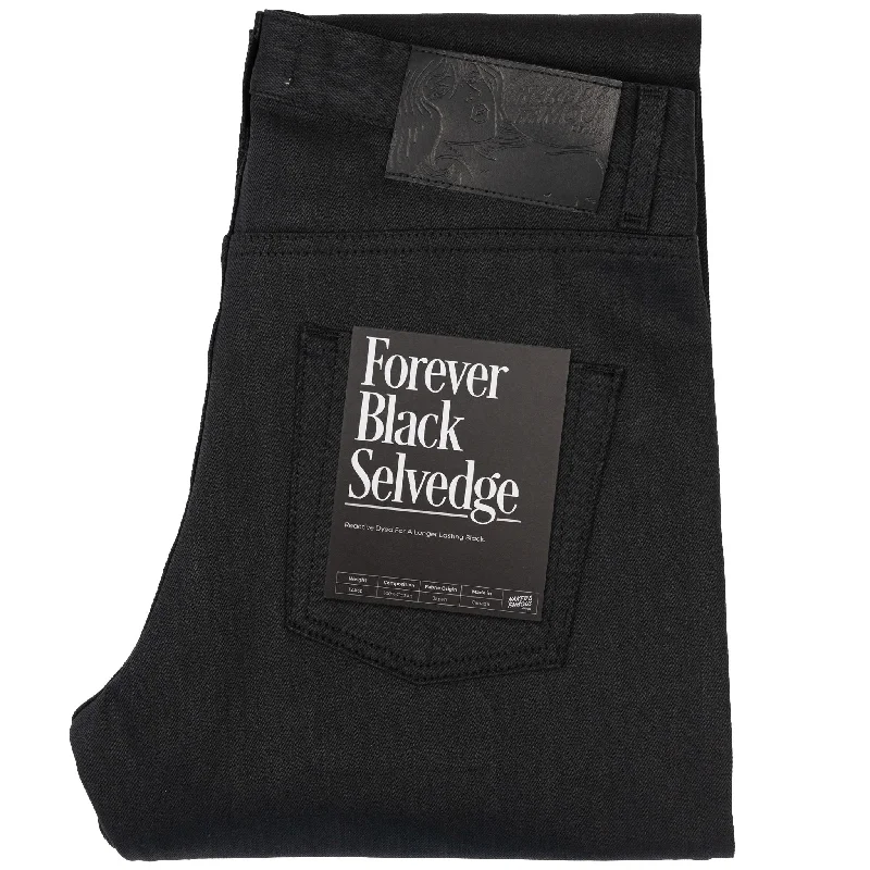 women's denim jeans for everyday wearEasy Guy - Forever Black Selvedge