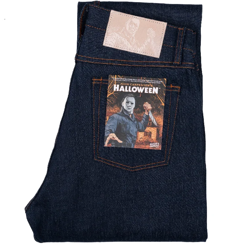 women's denim jeans with embroidered back pocketsTrue Guy - Halloween "Michael Myers" Selvedge