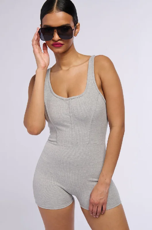 women's tops for layeringALLIE FITTED TANK ROMPER