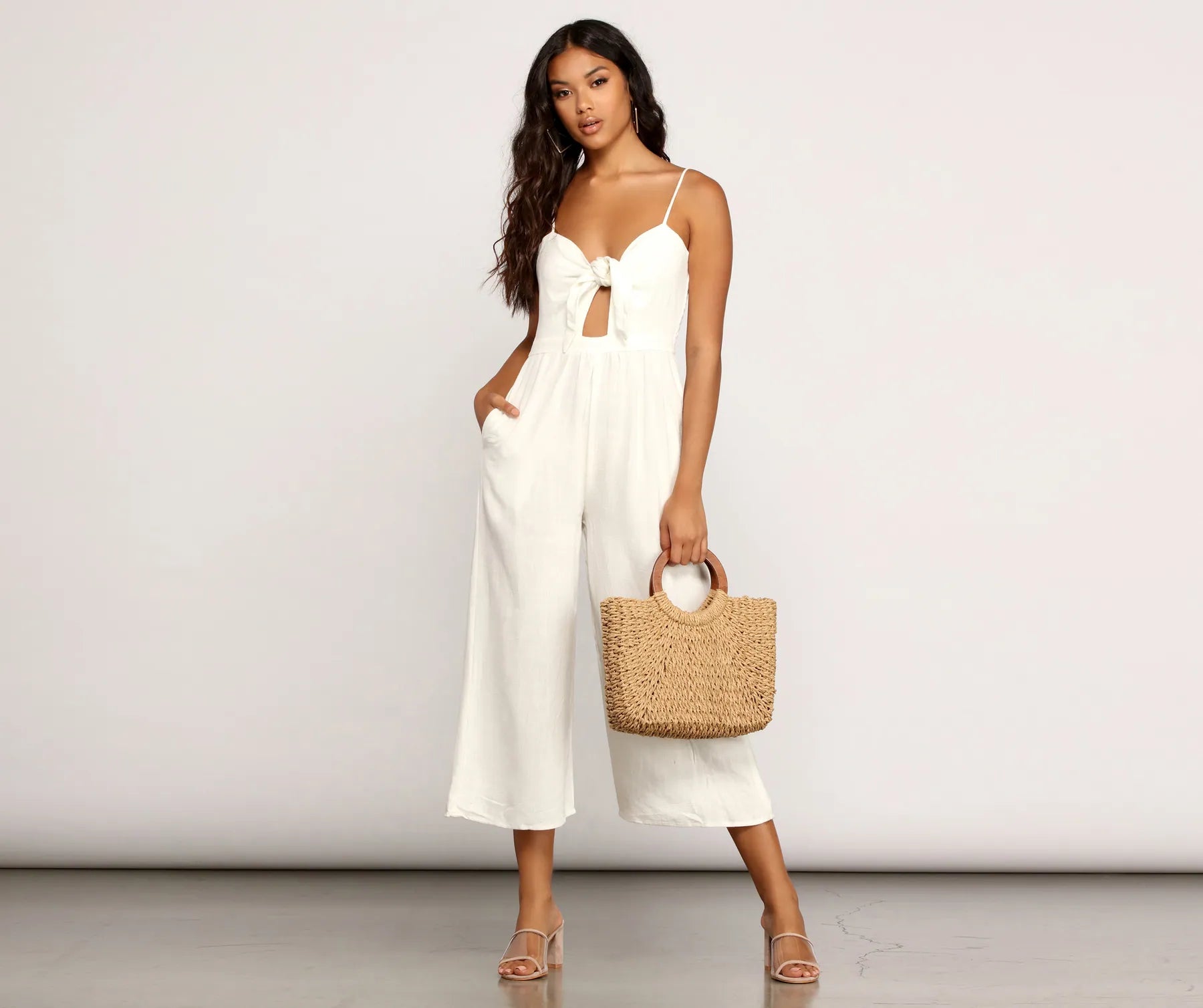 women's jumpsuits for minimalist fashionBeat The Heat Cutout Jumpsuit