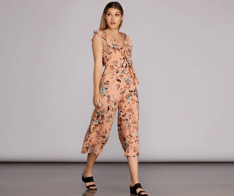 women's jumpsuits for sustainable fashionJust Dandy Floral jumpsuit