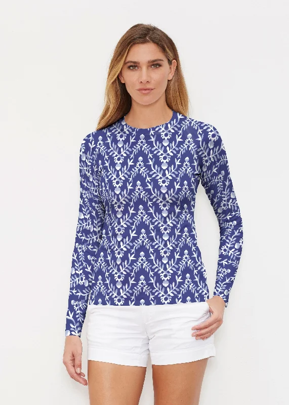 trendy women's topsBudding Antlers (8030) ~ Long Sleeve Rash Guard