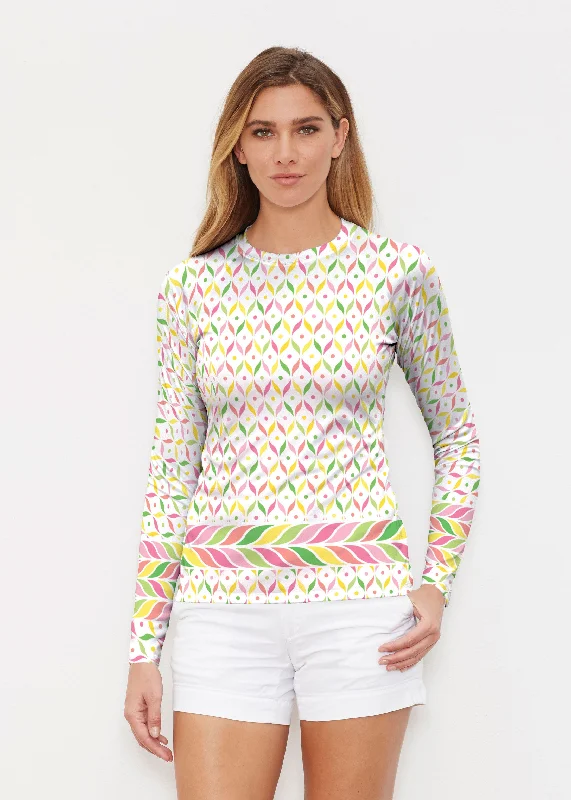 women's tops for picnics in the parkTutti Fruitti (8036) ~ Long Sleeve Rash Guard