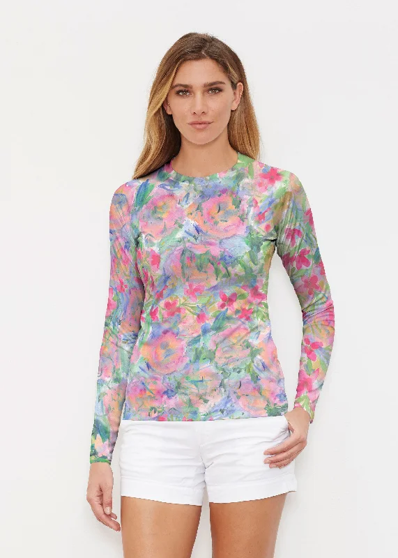 women's tops made from cottonPenelope (17255) ~ Long Sleeve Rash Guard