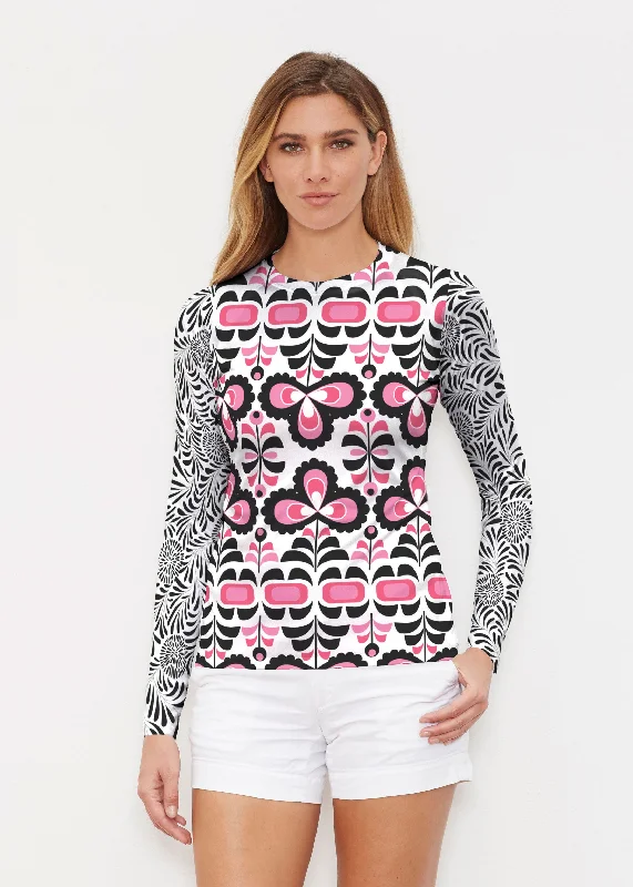 women's tops for wedding guest attireLolly (8090) ~ Long Sleeve Rash Guard