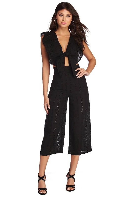 women's jumpsuits with pocketsRadiant In Ruffles Jumpsuit