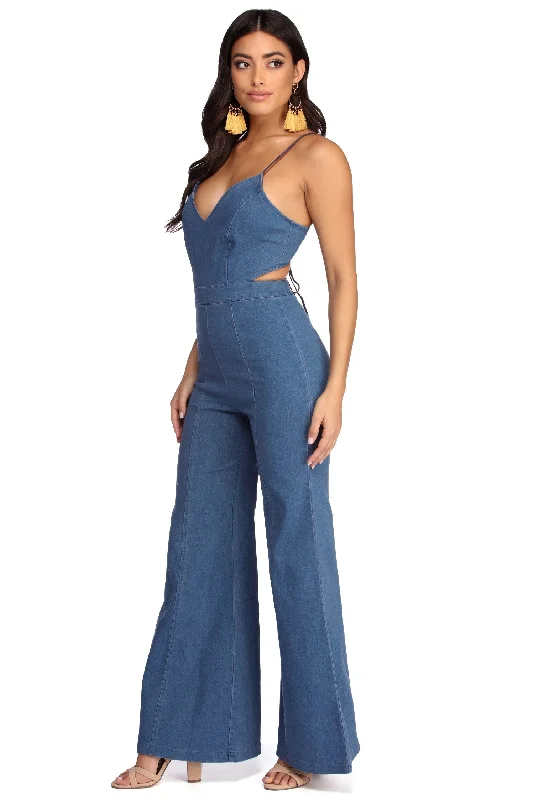 women's casual jumpsuitsBoho Babe Jean Jumpsuit