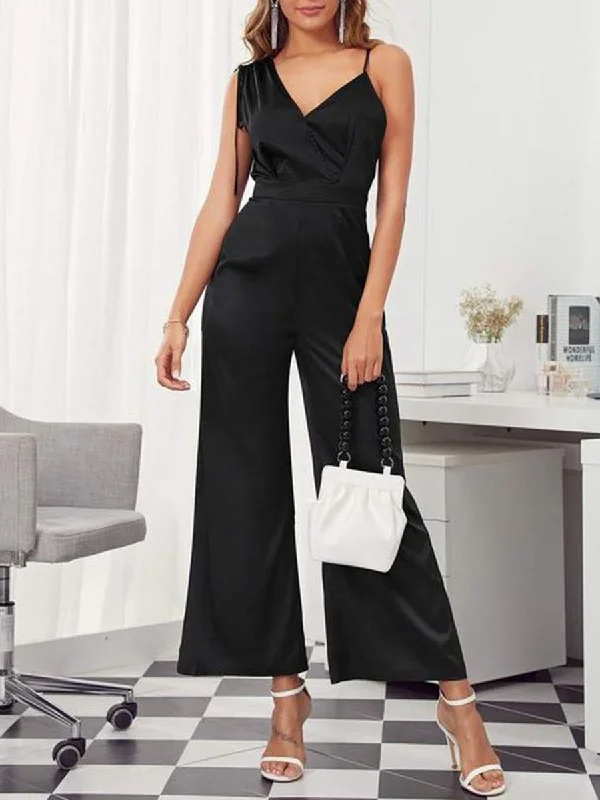 women's jumpsuits for fair-trade practicesSexy Asymmetric Sling Backless Jumpsuits