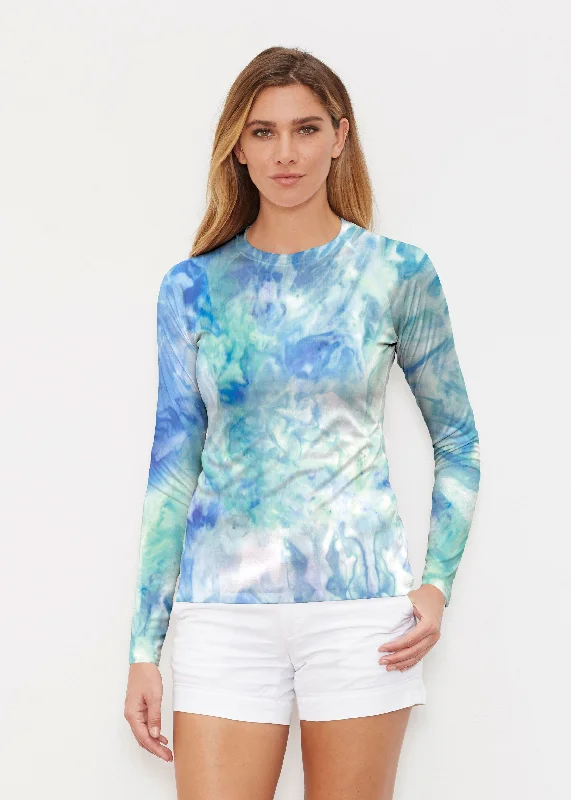 women's tops for those who want to add a bit of flair and personality to their looksFrancesca (16249) ~ Long Sleeve Rash Guard