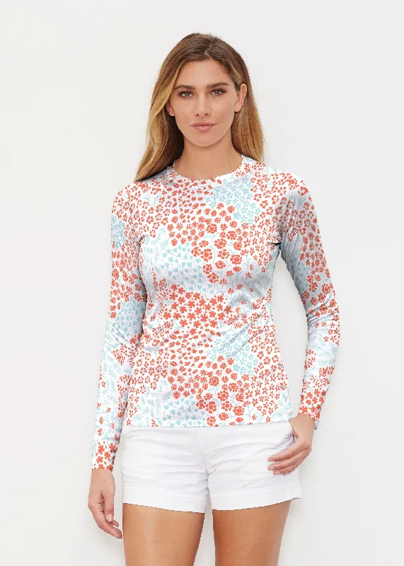 women's tops for layeringAnnabelle (8040) ~ Long Sleeve Rash Guard