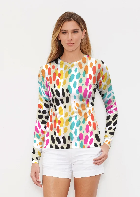 women's tops for picnics in the parkSanta Fe (14267) ~ Long Sleeve Rash Guard