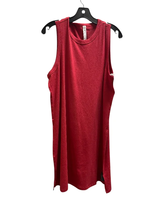 women's boho dressesAthletic Dress By Lululemon In Red, Size: 12