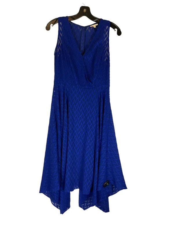 women's trendy dressesDress Designer By Shosanna In Blue, Size: S