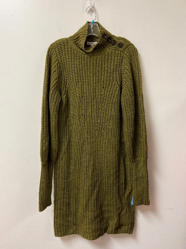 women's handmade dressesDress Sweater By Moon River In Green, Size: M