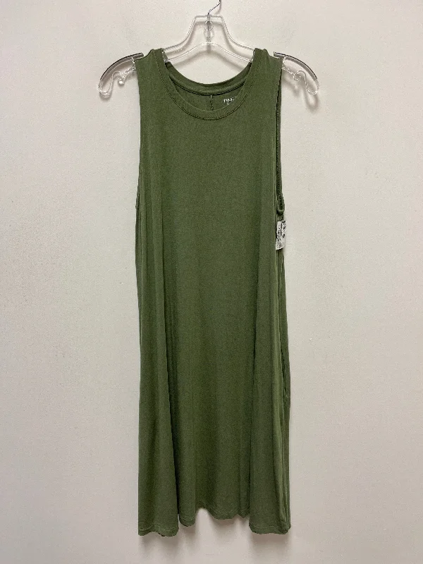 women's versatile dressesGreen Dress Casual Short Time And Tru, Size M