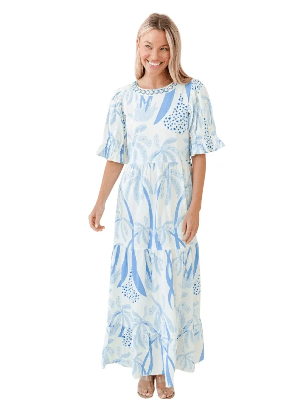 women's breathable dressesMichola Dress in Coastal Palm