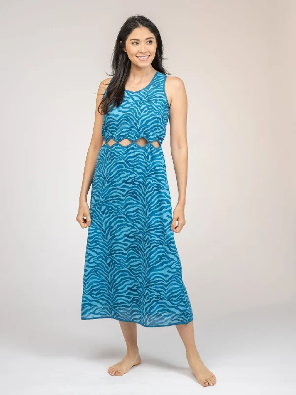 women's flutter-sleeved dressesThe Bella Dress | Blue Zebra