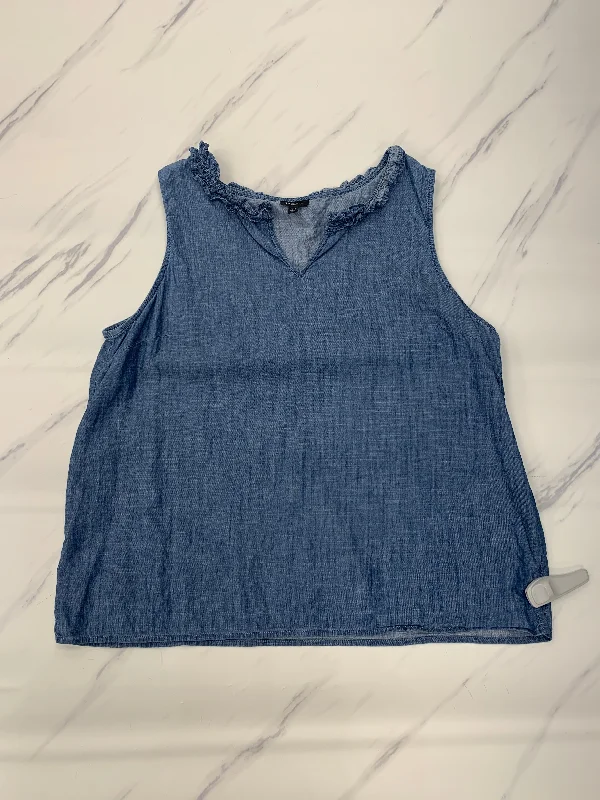 women's tops for those who want to stay updated with the latest fashion trendsTop Sleeveless Basic By Talbots, Size: Petite   Xl