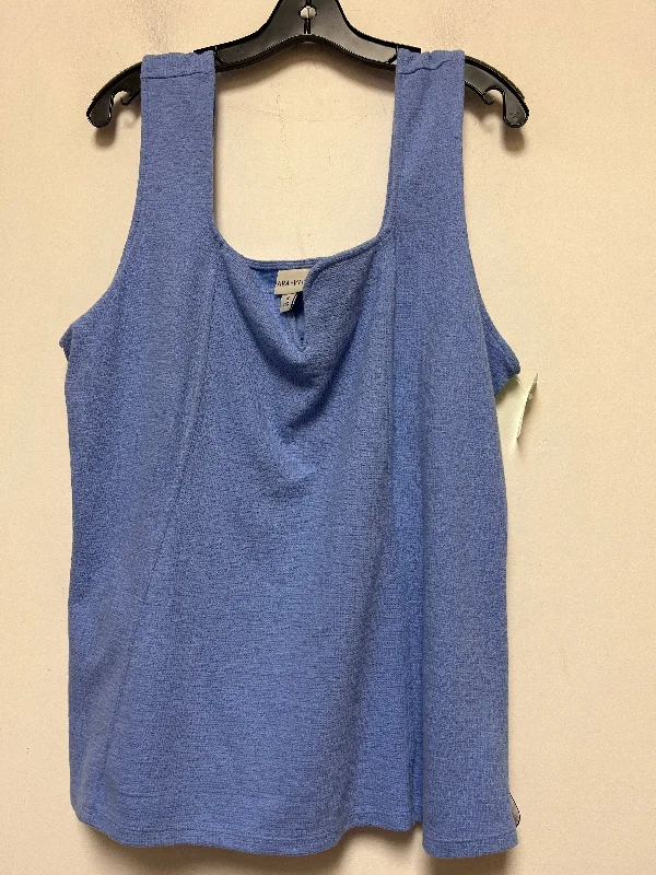 women's tops for those who love bold and vibrant colorsTop Sleeveless By Ava & Viv  Size: 3x