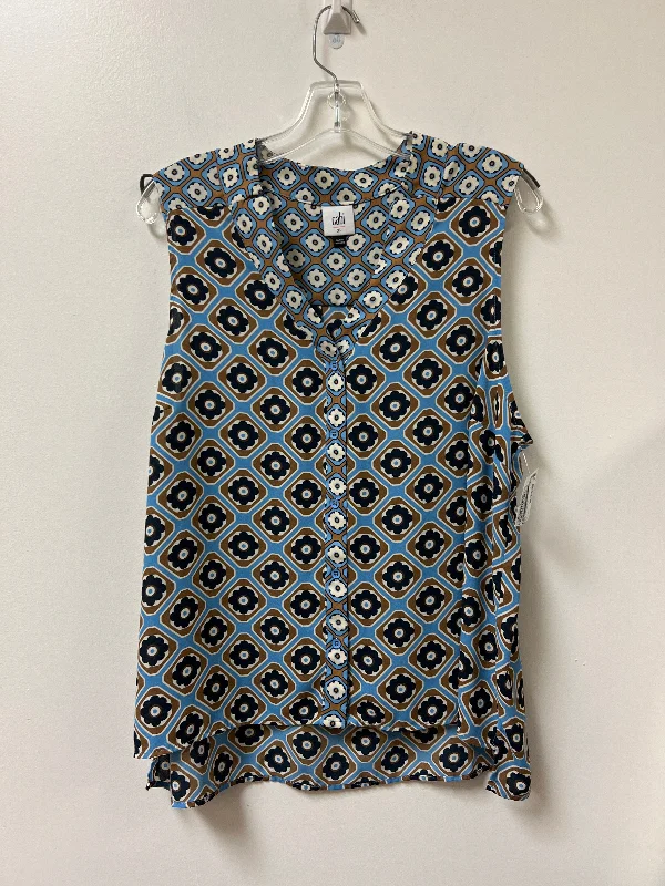 trendy women's topsTop Sleeveless By Cabi In Blue, Size: Xl