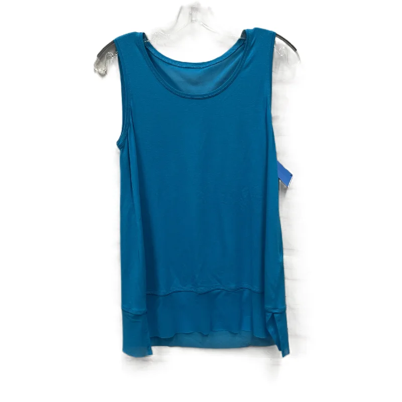 women's tops for those who want to add a touch of elegance and sophistication to their everyday wearTop Sleeveless By Chicos In Blue, Size: 0