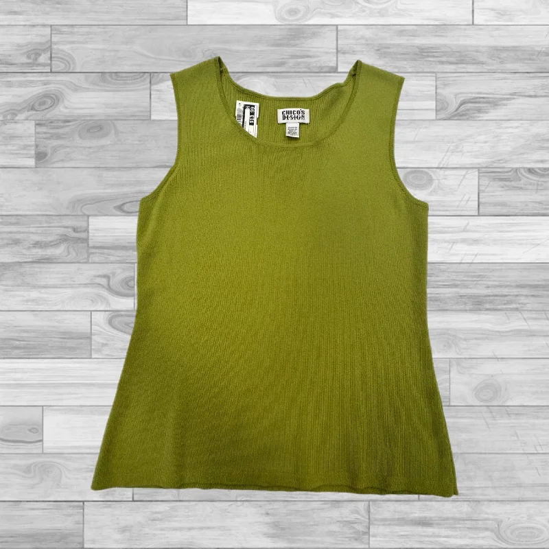 women's tops for those who want to add a personal touch to their wardrobe with unique and one-of-a-kind piecesTop Sleeveless By Chicos In Green, Size: 1