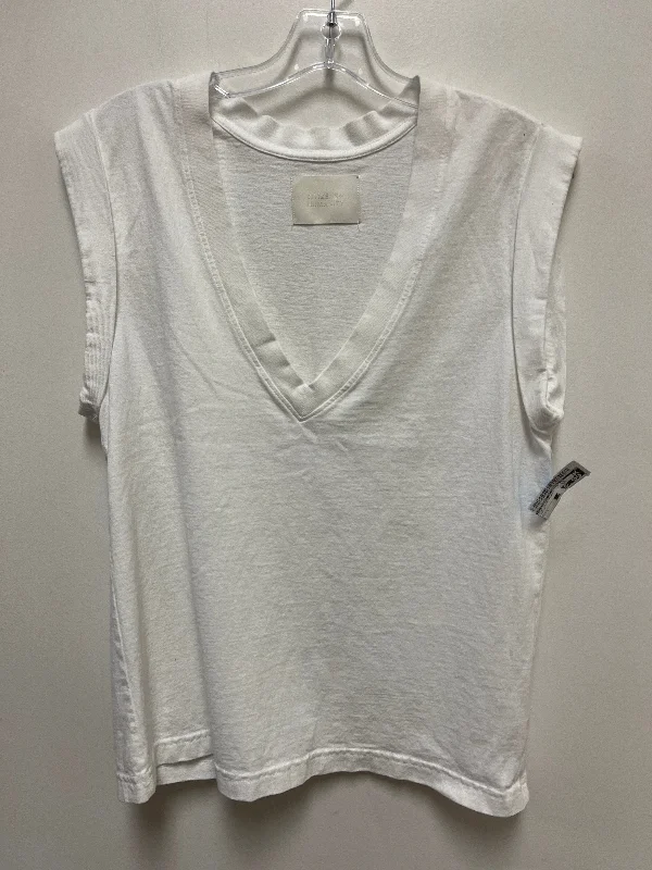 women's tops for those who want to create outfits that are both trendy and timelessTop Sleeveless By Citizens Of Humanity In White, Size: L