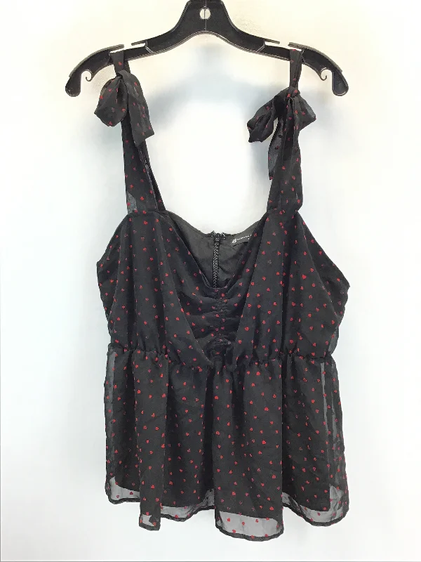 women's tops with floral printsTop Sleeveless By Fashion To Figure  Size: 1x