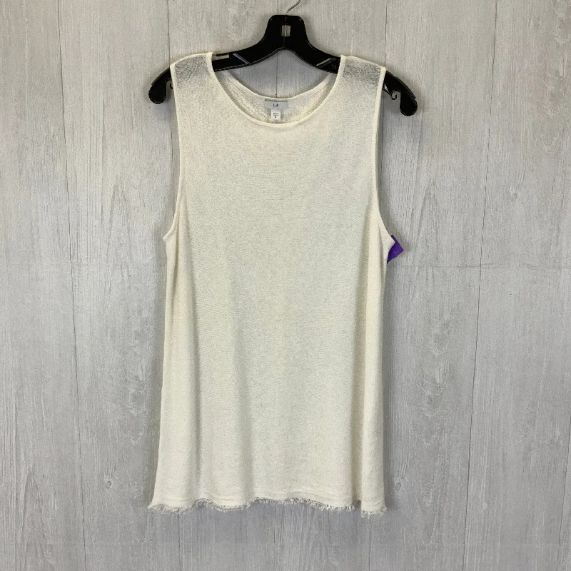 women's tops for those who want to make a bold fashion statement with their choice of topsTop Sleeveless By J. Jill In Cream, Size: M