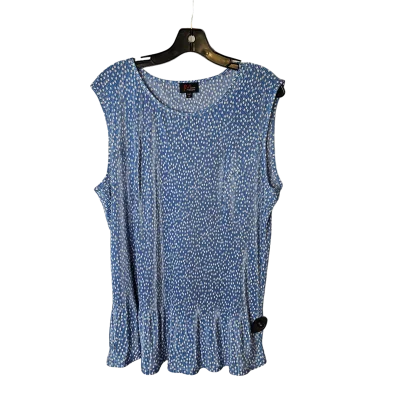 women's tops for those who want to wear versatile pieces that can be dressed up or downTop Sleeveless By John Meyer  Size: 1x