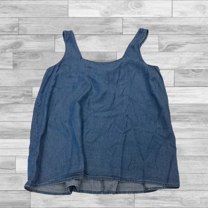 women's tops for those who seek both style and comfortTop Sleeveless By Loft In Blue, Size: M