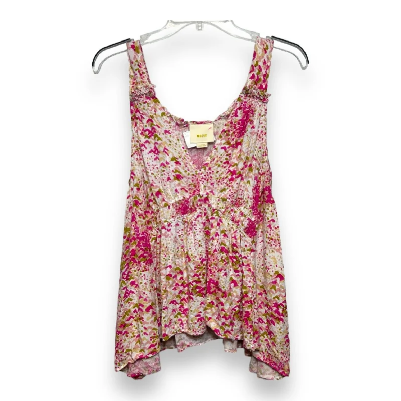 tank tops for womenTop Sleeveless By Maeve In Pink, Size: L