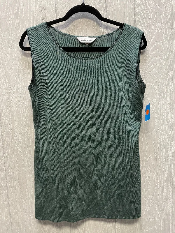 women's tops for those who want to make a fashion statementTop Sleeveless By Misook In Green, Size: M