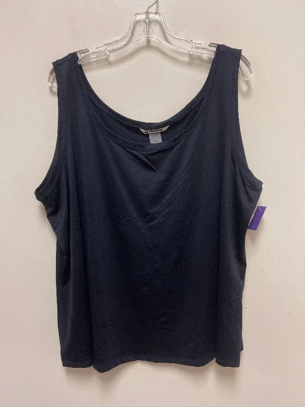 women's tops for those who want to show off their figure in a flattering wayTop Sleeveless By Nygard Peter  Size: 3x