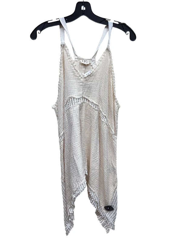 women's tops for those who want to stay updated with the latest fashion trendsTop Sleeveless By Pol In Cream, Size: L