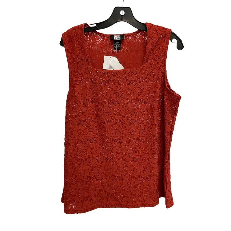 women's tops for smart casual looksTop Sleeveless By Studio 1940 In Paisley Print, Size: Xl