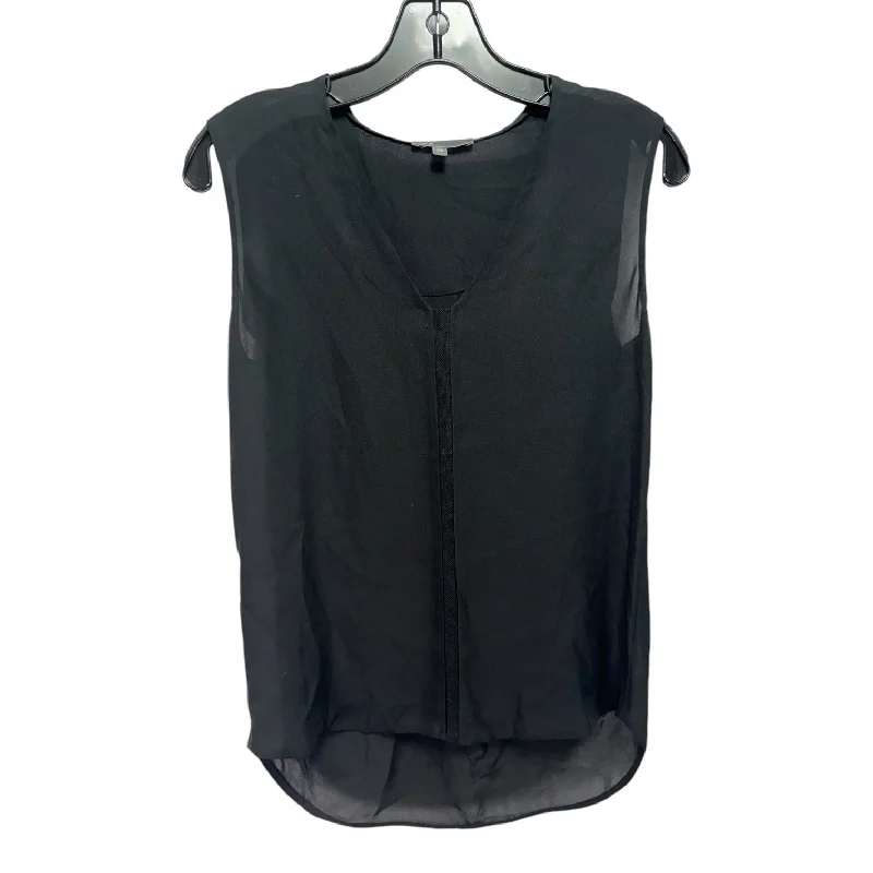 women's tops for evening soireesTop Sleeveless By Vince In Black, Size: Xs