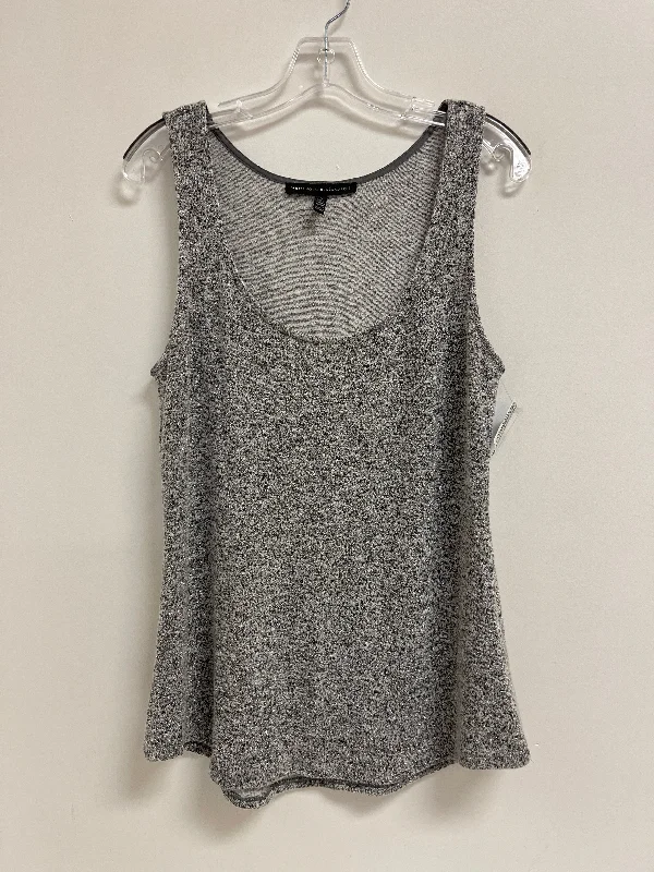 women's tops for cozy nights inTop Sleeveless By White House Black Market In Silver, Size: L