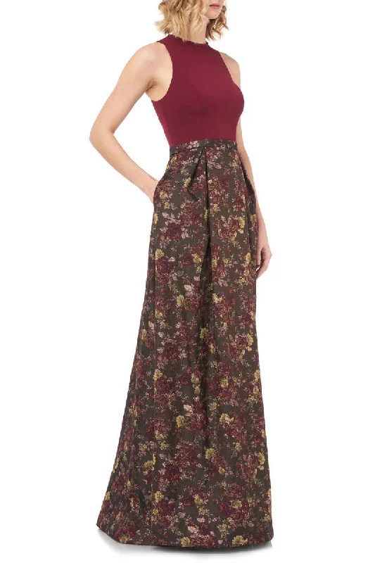 sleeveless gown dressesKay Unger 5511195 Long Floral Print Formal dress