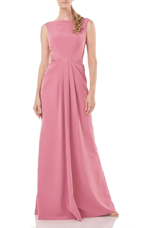 flutter sleeve gown dressesKay Unger 5517445 Long Sleeveless Pleated Formal Dress