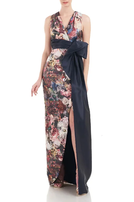 illusion sleeve gown dressesKay Unger 5518139 Long Sleeveless Formal Dress