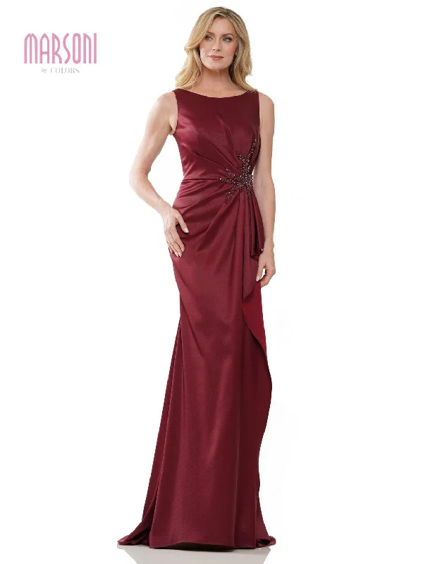 gown dress cleaning and careMarsoni MV1233 Long Sleeveless Formal Dress