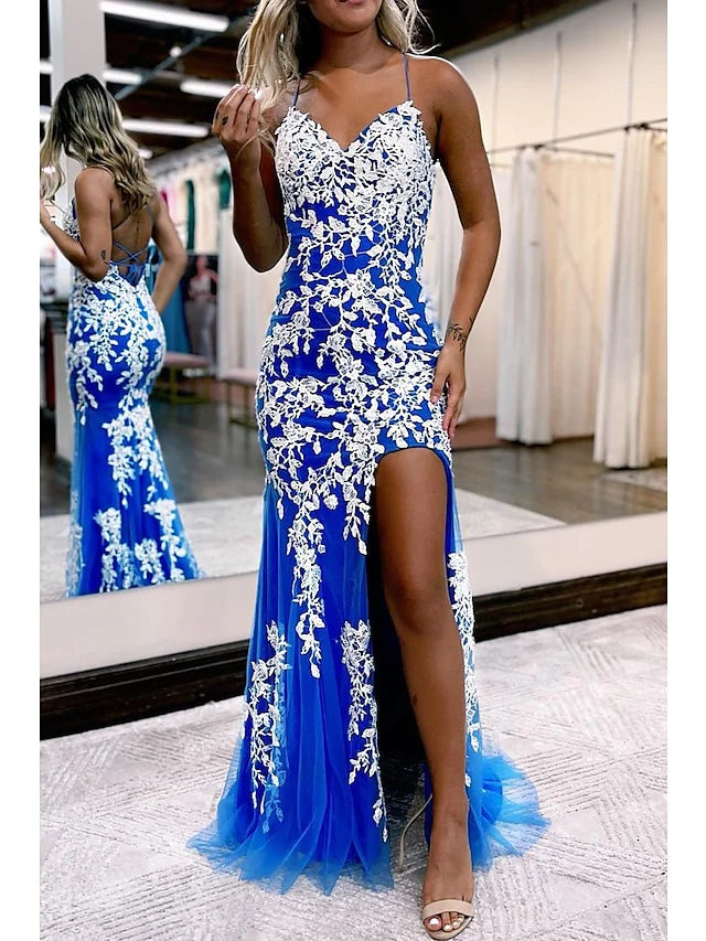 sequined prom dressesSheath/Column Spaghetti Straps Floor-Length Prom Dresses