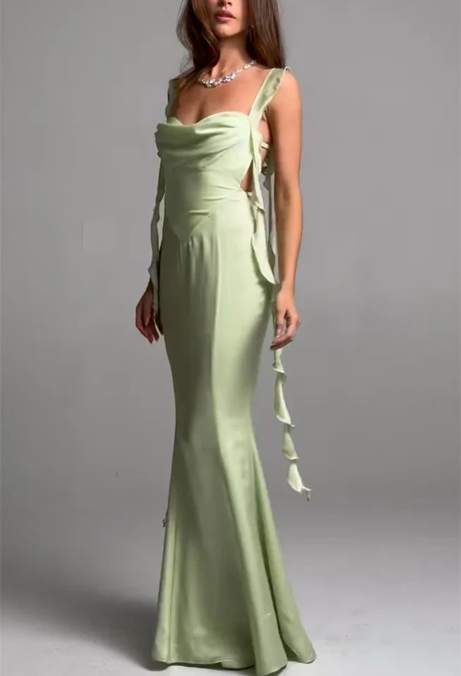 bodycon prom dressesSheath/Column Strapless Sleeveless Floor-Length Long Prom Dresses With Sash